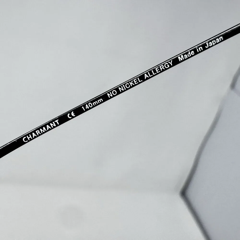 Charmant CH8333 WP Titanium Rimless Eyeglass Frames 49-19-140 Made in Japan